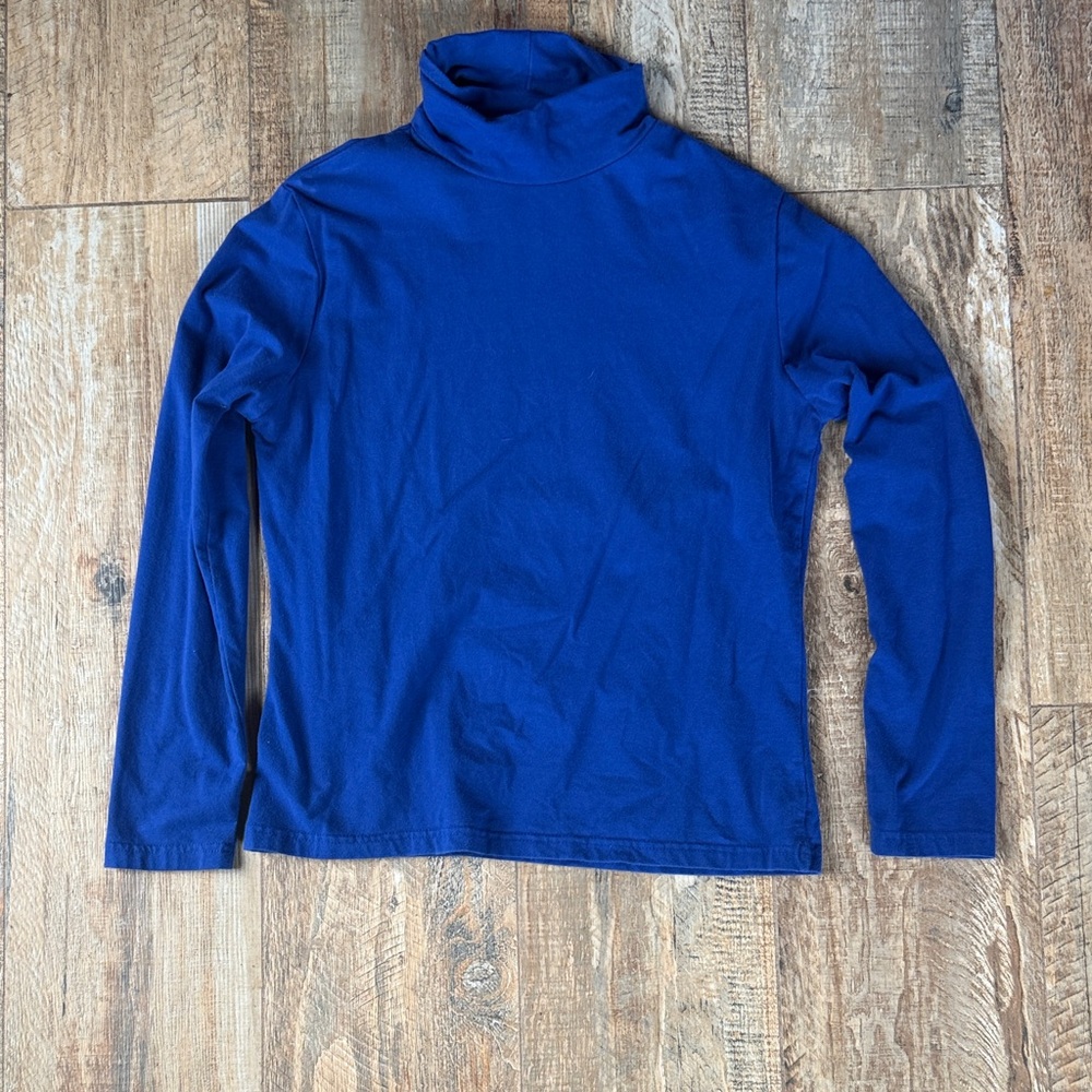 St. John's Bay Royal Blue Turtleneck Top